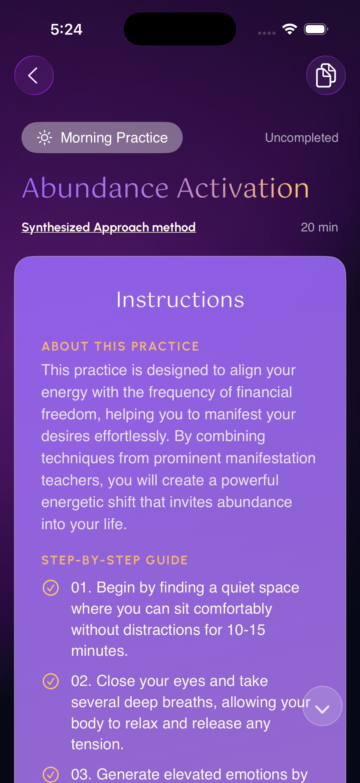 Guided practice